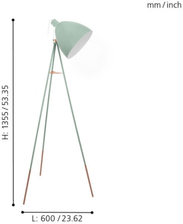 картинка Торшер DUNDEE 49342 от магазина BTSvet