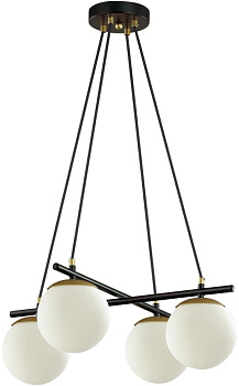 Подвесная люстра Randi 5212/4 черный, золотой E27 4*60W