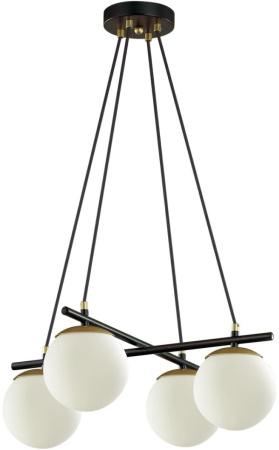 Подвесная люстра Randi 5212/4 черный, золотой E27 4*60W