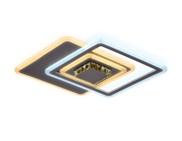 картинка Потолочная люстра светодиодная с пультом регулировкой цветовой температуры и яркости с ночным режимом ACRYLICA FA262 от магазина BTSvet