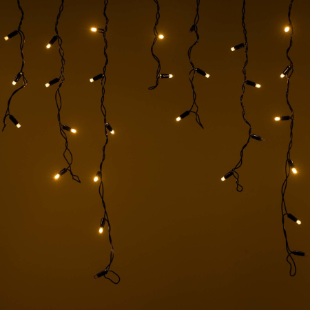 картинка Светодиодная гирлянда ARD-EDGE-CLASSIC-2400x600-BLACK-88LED-FLASH Warm/Warm (230V, 6W) (Ardecoled, IP65) 031192 от магазина BTSvet