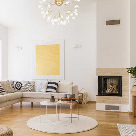 картинка Потолочная люстра светодиодная с управлением смартфоном Foglia 344 от магазина BTSvet