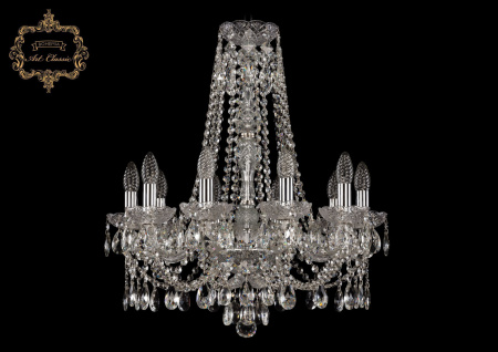 Хрустальная подвесная люстра 11.21.10.200.h-63.Cr.Sp