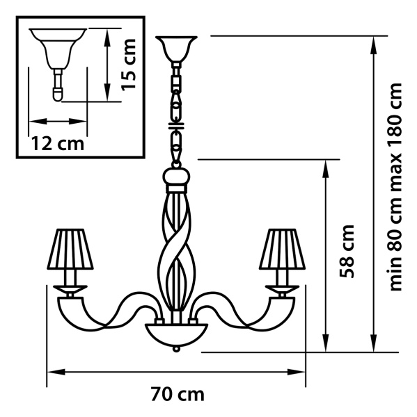 картинка Хрустальная подвесная люстра ALVEARE 702082 от магазина BTSvet