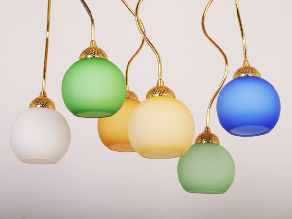 картинка Потолочная люстра на штанге 357PL6GO-MIX от магазина BTSvet