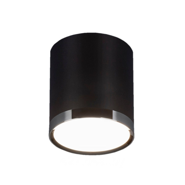 картинка Светодиодный накладной светильник DLR024 6W 4200K черный матовый от магазина BTSvet