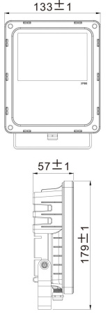 картинка Прожектор уличный Flood 732074 от магазина BTSvet