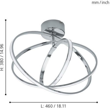 картинка Настенно-потолочный светильник Selvina 96306 от магазина BTSvet