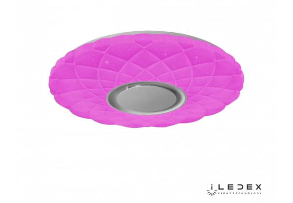 картинка Потолочный светильник светодиодный диммируемый с пультом RGB Sphere ZN-XU48XD-GSR-YK от магазина BTSvet