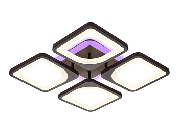 Потолочная люстра светодиодная с пультом регулировкой яркости и цветовой температуры ночным режимом Acrylica Original FA442