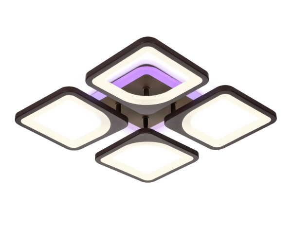 Потолочная люстра светодиодная с пультом регулировкой яркости и цветовой температуры ночным режимом Acrylica Original FA442