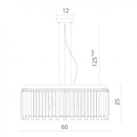 картинка Подвесная люстра Nova 1223/02 SP-5 от магазина BTSvet