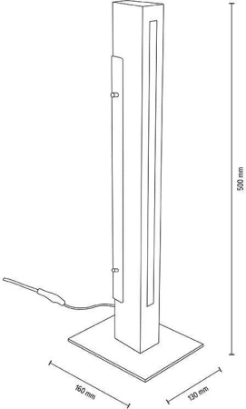 картинка Интерьерная настольная лампа светодиодная Madera 346044 от магазина BTSvet