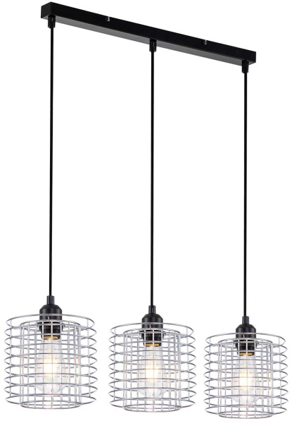 картинка Подвесной светильник Grid 10190/3S E27*40W Chrome от магазина BTSvet