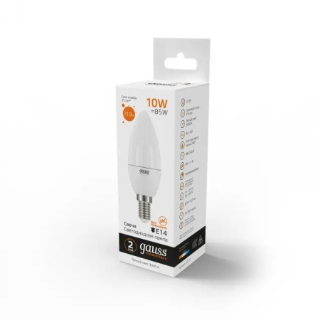 картинка Лампочка LED Elementary Candle 10W E14 3000K 33110 от магазина BTSvet