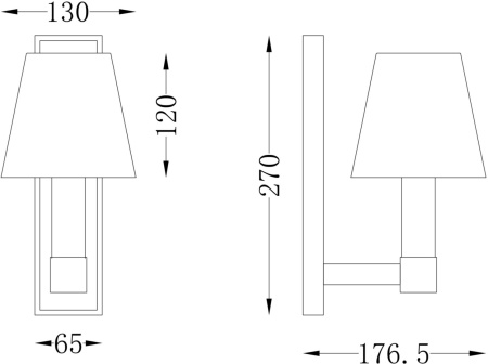 картинка Бра Tet-a-tet MOD104WL-01B от магазина BTSvet