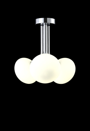 картинка Потолочная люстра на штанге Alicia SP3 Chrome/White от магазина BTSvet