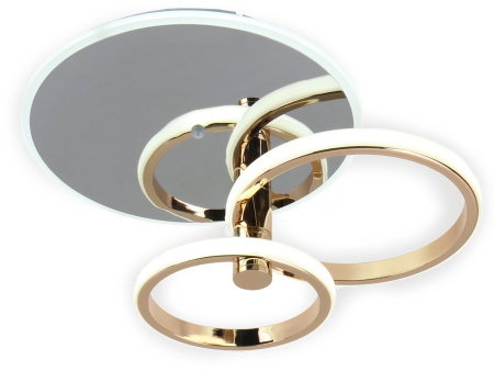 Потолочный светильник светодиодный с пультом Escada CONTOUR 10213/2LED BL Chrome