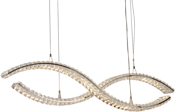 Подвесной светильник светодиодный 8240 8242/110 chrome