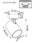 картинка Встраиваемый светильник CLT 017C WH от магазина BTSvet