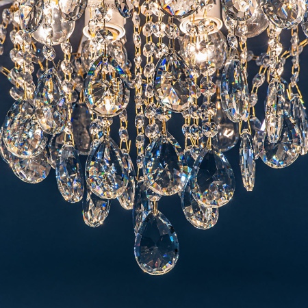 картинка Люстра потолочная Selena 1126/6 E27*60W White/Gold от магазина BTSvet