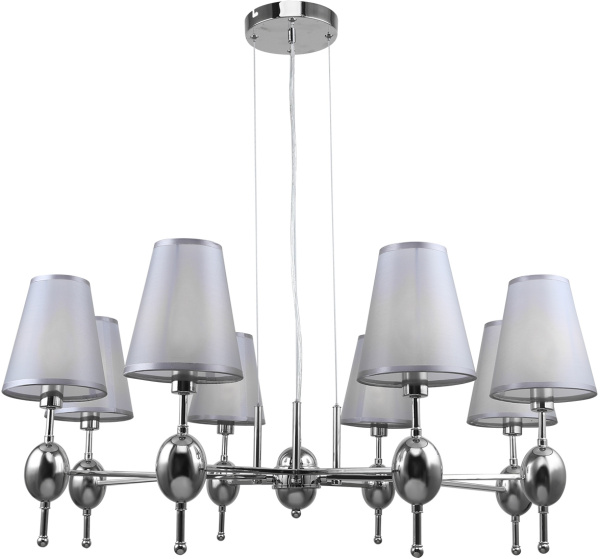 Люстра подвесная Elegy 2106/8S E14*40W Nickel