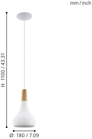 картинка Подвесной светильник Sabinar 96981 от магазина BTSvet