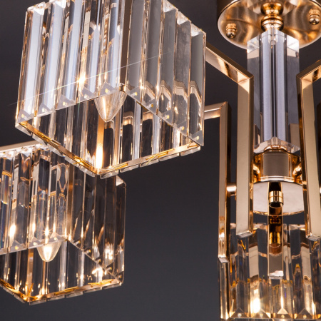 картинка Потолочная люстра хрустальная с управлением смартфоном April 10126/5 от магазина BTSvet