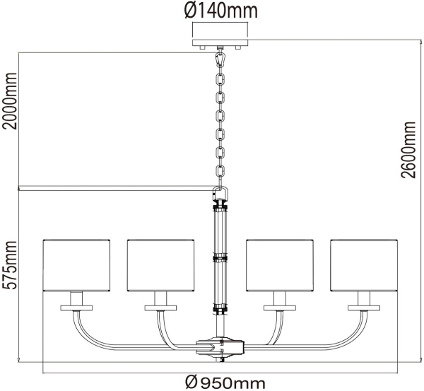 картинка Подвесная люстра Палермо 386017408 от магазина BTSvet