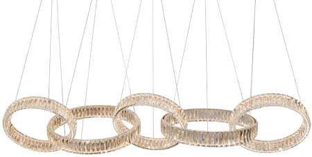 Подвесной светильник хрустальный светодиодный 8245/S chrome