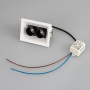 картинка Светильник встраиваемый LED MS-ORIENT-BUILT-TURN-TC-S67x90-5W Warm3000 (WH-BK, 30 deg, 230V) (Arlight, IP20 Металл, 5 лет) 031928 от магазина BTSvet