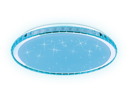 картинка Потолочный светильник светодиодный с пультом регулировкой яркости и цветовой температуры ночным режимом Dance FF501 RGB от магазина BTSvet