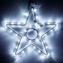 картинка Световая фигура светодиодная ARD-STAR-M4-200x220-36LED White (230V, 2.5W) (Ardecoled, IP65) 034263 от магазина BTSvet