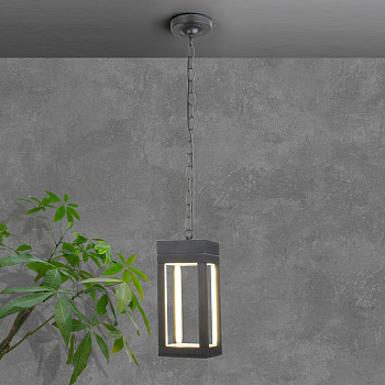 Уличный светильник подвесной светодиодный Frame 1528 TECHNO LED IP54