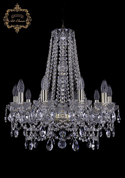 Хрустальная подвесная люстра 11.25.10.200.h-63.Gd.Sp