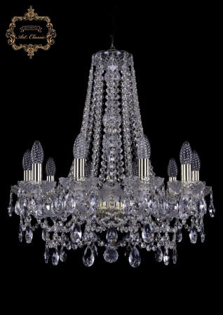 Хрустальная подвесная люстра 11.25.10.200.h-63.Gd.Sp