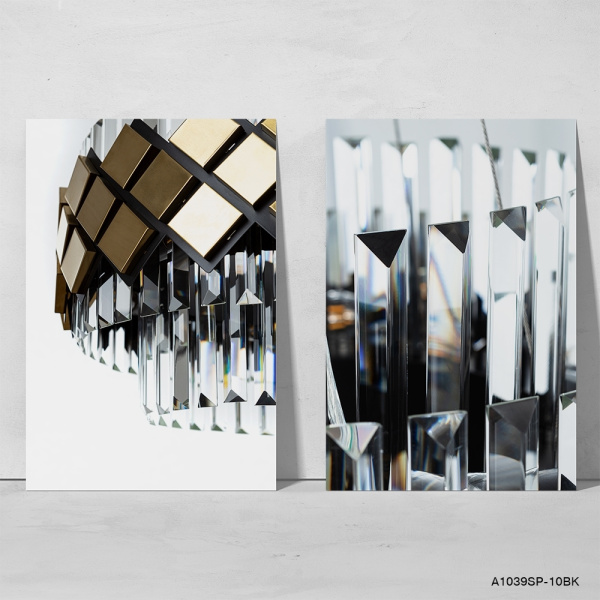 картинка Подвесная люстра Amelia A1039SP-10BK от магазина BTSvet