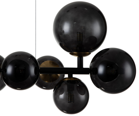 картинка Люстра подвесная Molecola V000196 (11018/10P Black) от магазина BTSvet