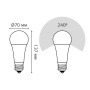 картинка Лампочка LED Elementary A67 25W E27 6500K 1/10/50 73235 от магазина BTSvet