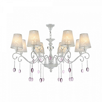 Подвесная люстра с хрусталем Adelaide FR2306-PL-08-W