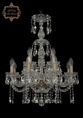 Хрустальная подвесная люстра 11.12.8+4.195.XL-67.Br.Sp
