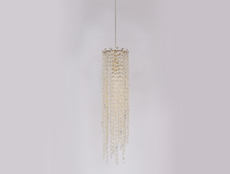 Подвесная люстра светодиодная хрустальная 10902/S gold