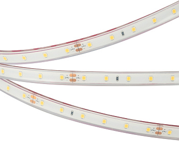 Светодиодная лента герметичная RTW-PFS-A60-11mm 24V Red (4.8 W/m, IP68, 2835, 5m) (Arlight) 034182