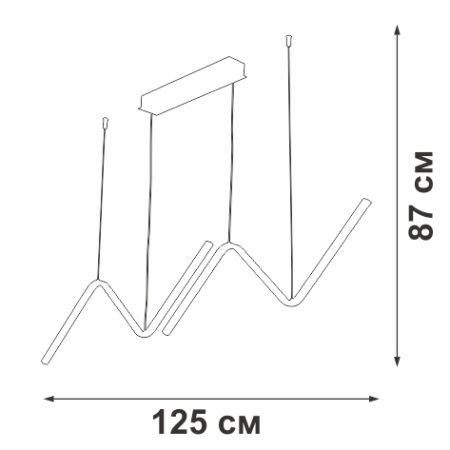 картинка Подвесной светильник светодиодный V4691-0/2S от магазина BTSvet