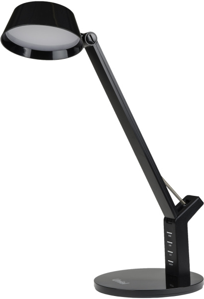 картинка Офисная настольная лампа светодиодная с выключателем TLD-570 Black/LED/500Lm/2700-5500K/Dimmer от магазина BTSvet