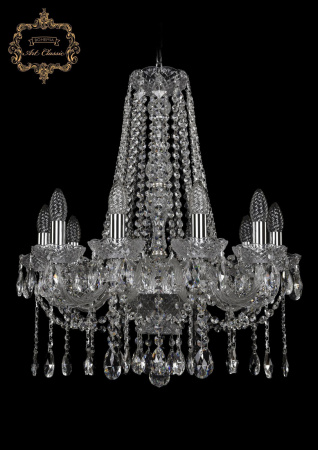 Хрустальная подвесная люстра 11.12.10.195.h-63.Cr.Sp