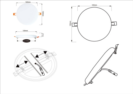 картинка Потолочный светильник светодиодный Prior A7982PL-1WH от магазина BTSvet