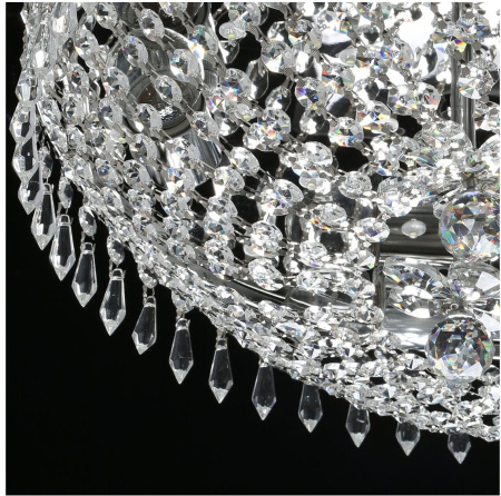 картинка Потолочная люстра хрустальная с пультом Изольда 366012906 от магазина BTSvet