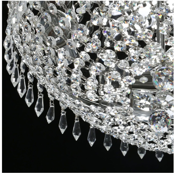 картинка Потолочная люстра хрустальная с пультом Изольда 366012906 от магазина BTSvet