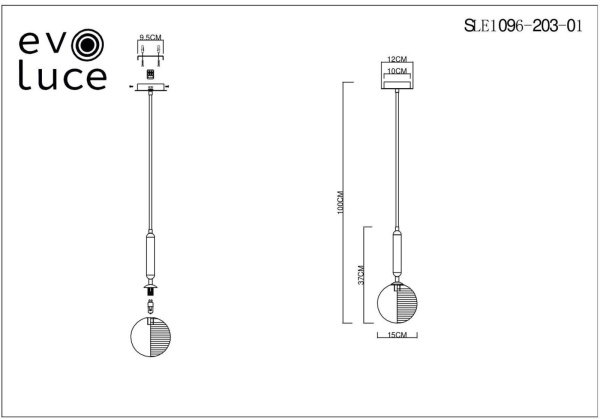 картинка Подвесной светильник Aveiro SLE1096-203-01 от магазина BTSvet